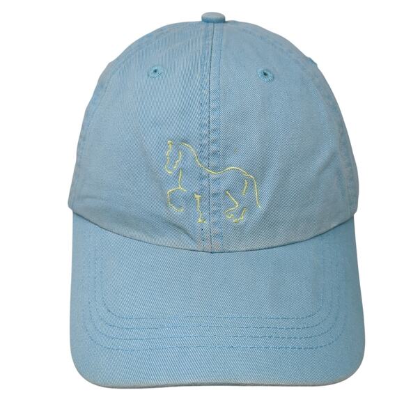 The Paddock Saddlery Slideback Baseball Cap Blue One Size Alternative Apparel - Picture 1 of 10